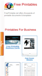 Mobile Screenshot of freeprintable.net