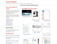 Tablet Screenshot of freeprintable.net